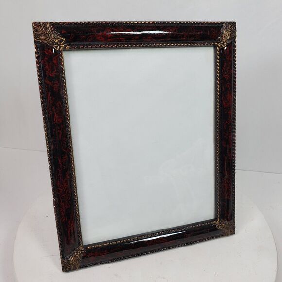 Vintage Picture Frame Brown Bronze 9.5x11.5 Inch Fits 9x7 Inch Photo - Picture 1 of 4